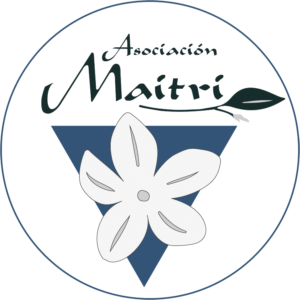 Logotipo de la Asociación Maitri con el nombre